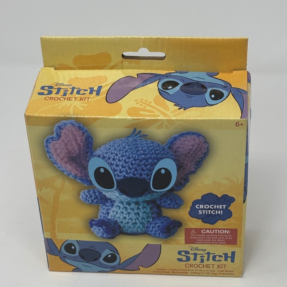 Disney Stitch Crochet Kit Lilo and Stitch DIY Plush Arts and Crafts Set NEW